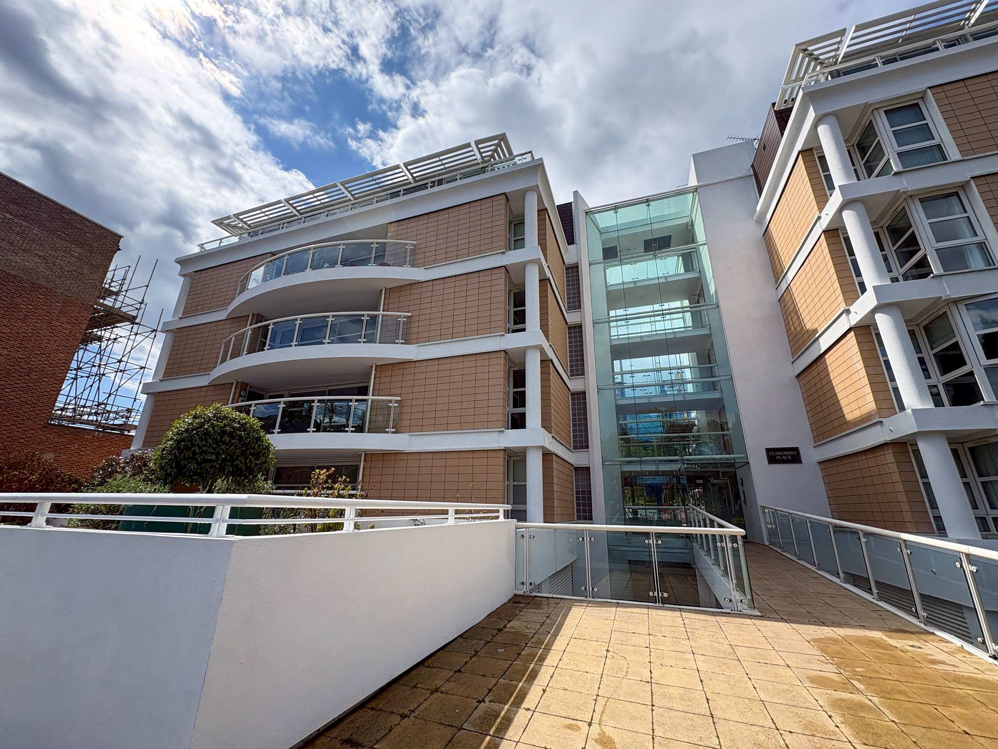 Claremont Place chigwell facade project entrance