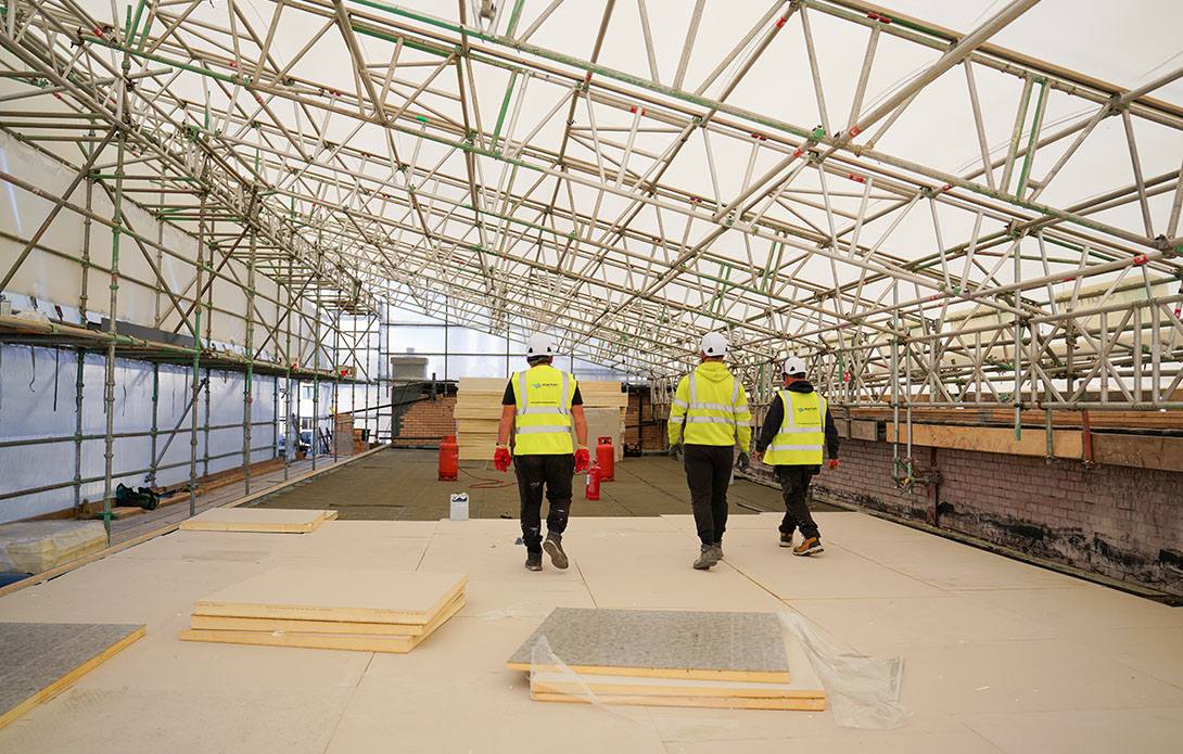 food production facility RAAC remediation