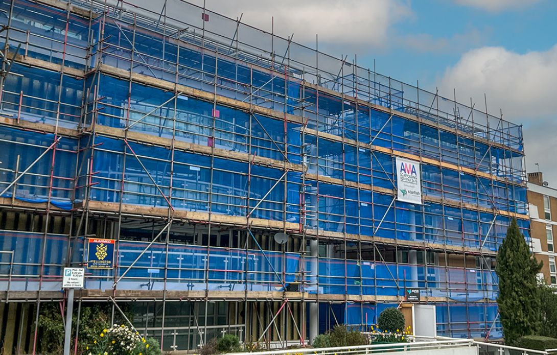 Claremont Place Scaffold